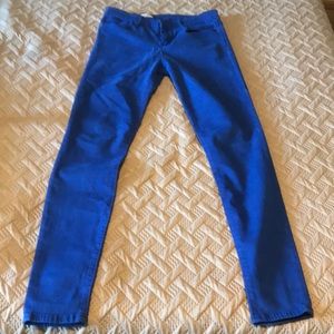 Gap bright blue legging jean